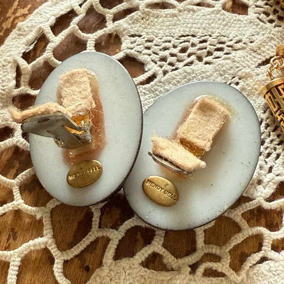 Artist Wendy Gell Earrings, Vintage Assembly Punk Pieces - Picture 5 of 10